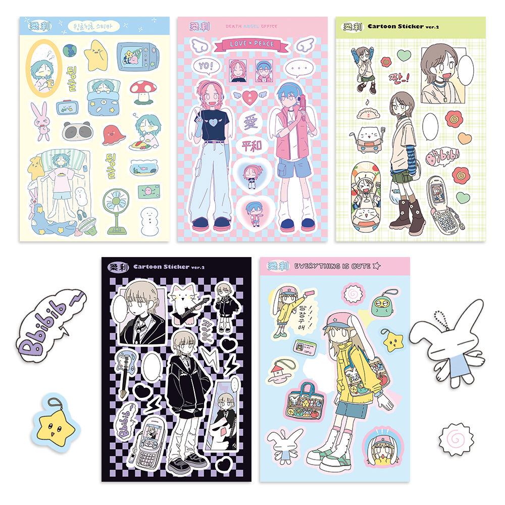 Phone Cases Wholesale - 1/5개 루리 2 캐릭터 스티커 구벤