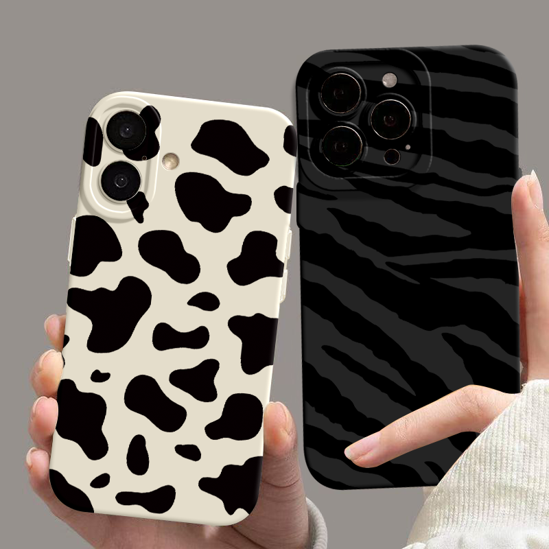 Phone Cases Zebra - 레오파드 지브라 카우 프린트 폰 케이스