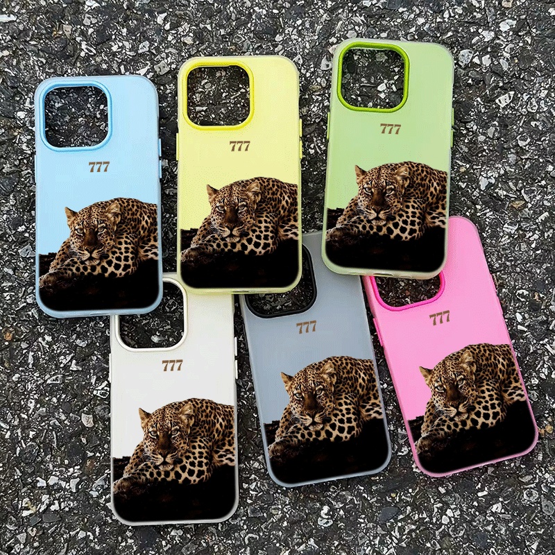 Phone Cases Like Loopy - 세련된 레오파드 무늬 777 디자인 아이폰