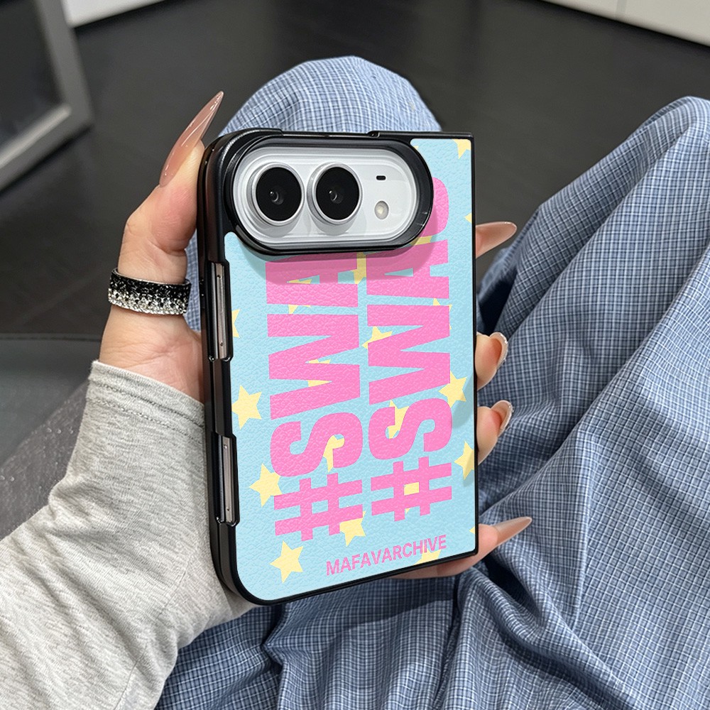 Phone Cases Typo - 스웨그(Swag)의 새로운 접이식 아이폰 케이스, 듀오(Duo)