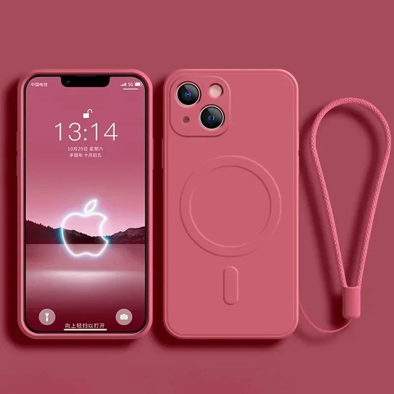 럭셔리 리퀴드 실리콘 마그네틱 아이폰 17 16 15  - Phone Cases Wholesale 리뷰 및 가격