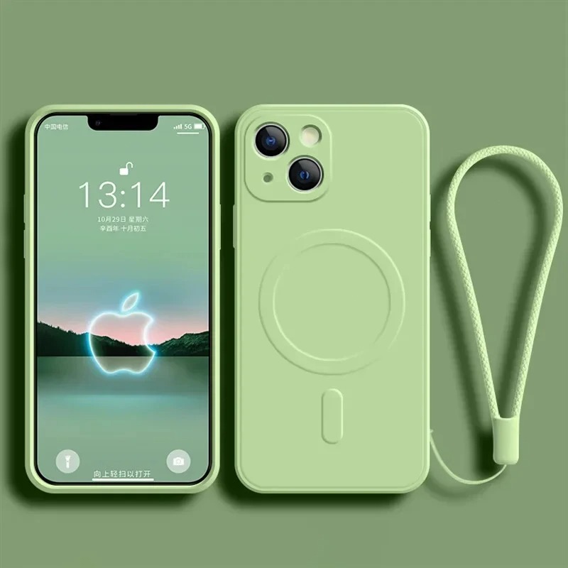 럭셔리 리퀴드 실리콘 마그네틱 아이폰 17 16 15  - Phone Cases Wholesale 리뷰 및 가격