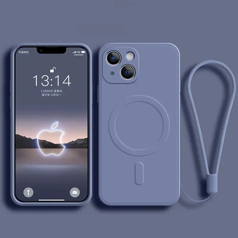 럭셔리 리퀴드 실리콘 마그네틱 아이폰 17 16 15  - Phone Cases Wholesale 리뷰 및 가격