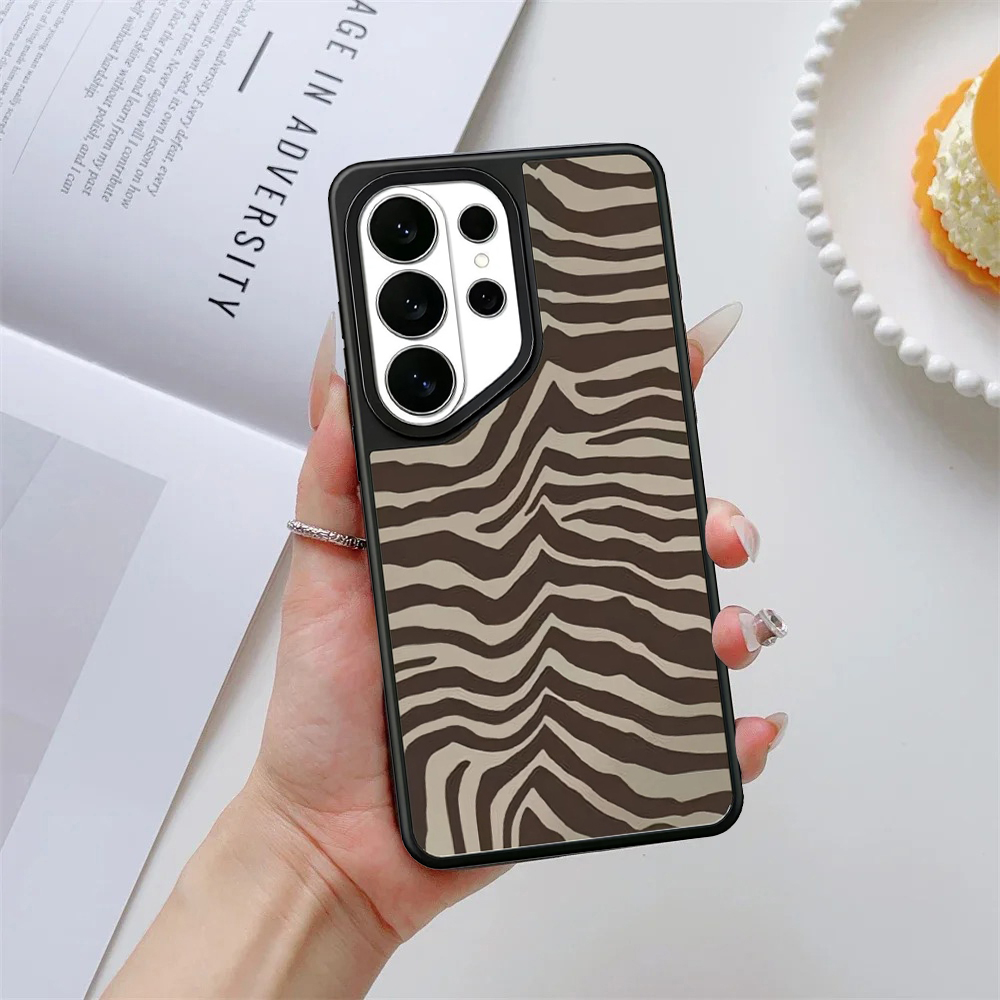 블랙 화이트 마블 지브라 패턴 미러 표면 마그네틱 폰  - Phone Cases Zebra 리뷰 및 가격