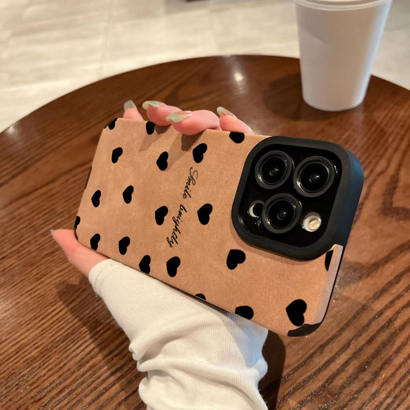 새로운 럭셔리 블랙 하트 모양 아이폰 케이스 (아이폰  - Phone Cases Like Loopy 리뷰 및 가격