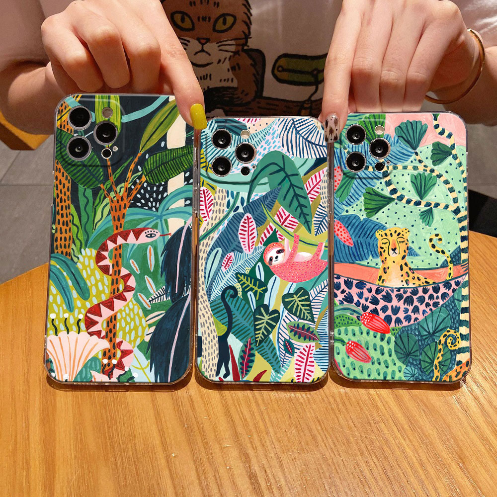 열대 정글 프린트 Leopard Sloth iPhone - Phone Cases Zebra 리뷰 및 가격