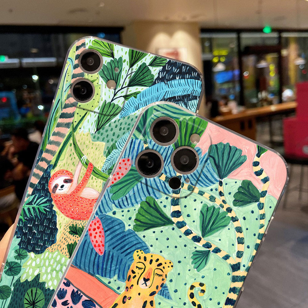열대 정글 프린트 Leopard Sloth iPhone - Phone Cases Zebra 리뷰 및 가격