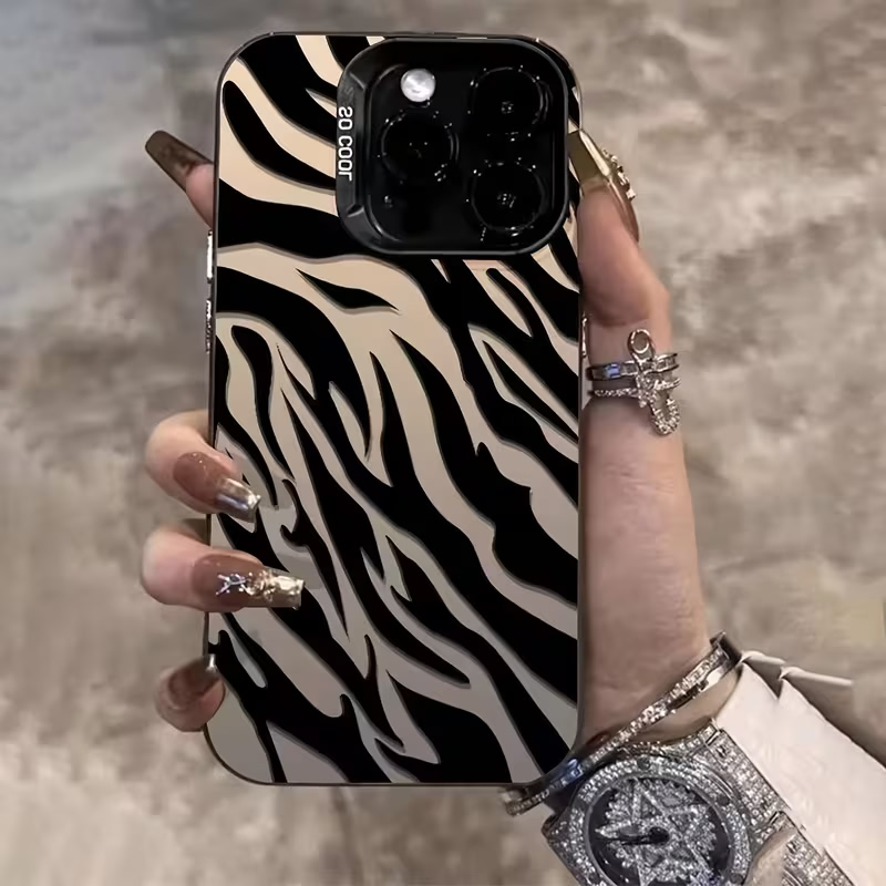 얼룩말 패턴 블랙 고급 IMD 충격 방지 커버 아이폰  - Phone Cases Zebra 리뷰 및 가격