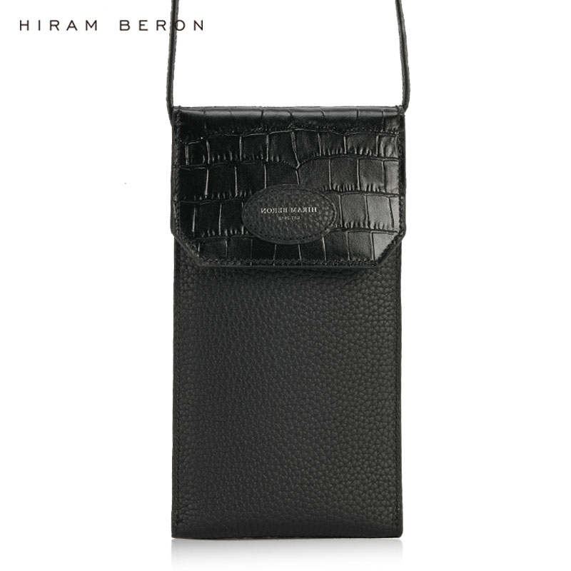 프리미엄 럭셔리 정품 페블 가죽 크로스바디 파우치 남성 - Phone Cases Wholesale 리뷰 및 가격