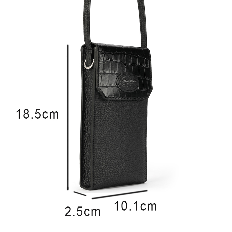 프리미엄 럭셔리 정품 페블 가죽 크로스바디 파우치 남성 - Phone Cases Wholesale 리뷰 및 가격
