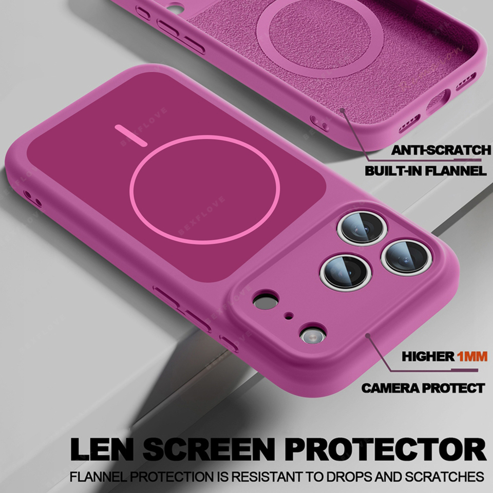 새로운 공식 액체 실리콘 자석 휴대폰 케이스 아이폰 1 - Phone Cases Wholesale 리뷰 및 가격