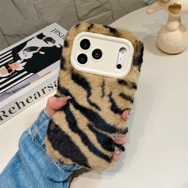 럭셔리 지브라 패턴 플러시 폰 케이스 (아이폰 17 에 - Phone Cases For Iphone 11 리뷰 및 가격