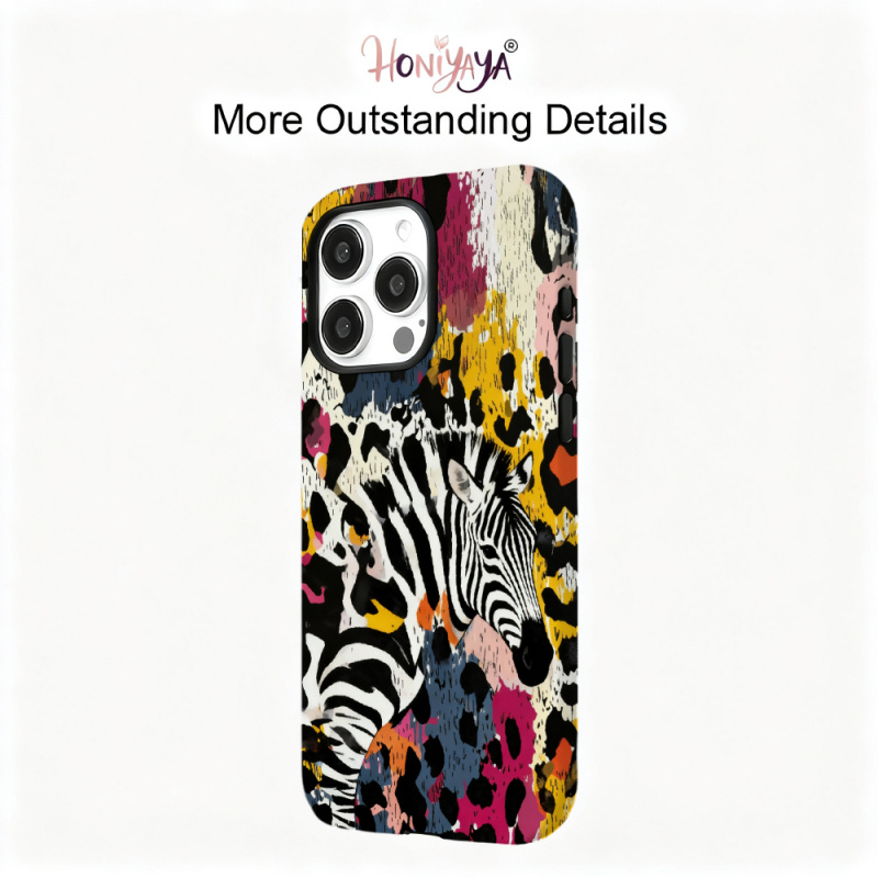 충격 흡수 지브라 프린트 아이폰 12 13 14 15  - Phone Cases Zebra 리뷰 및 가격