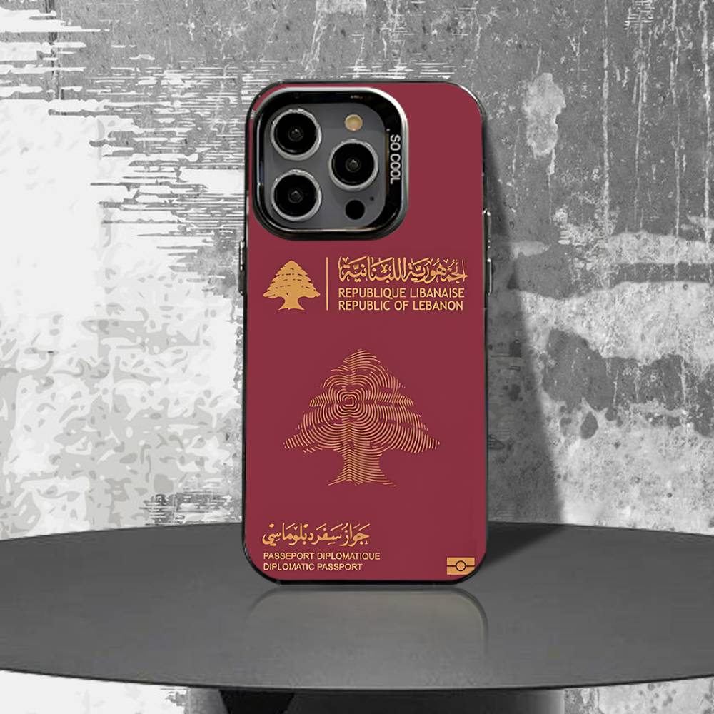 레바논 여권 디자인 아이폰 16,15,14,13,12, - Phone Cases Lebanon 리뷰 및 가격
