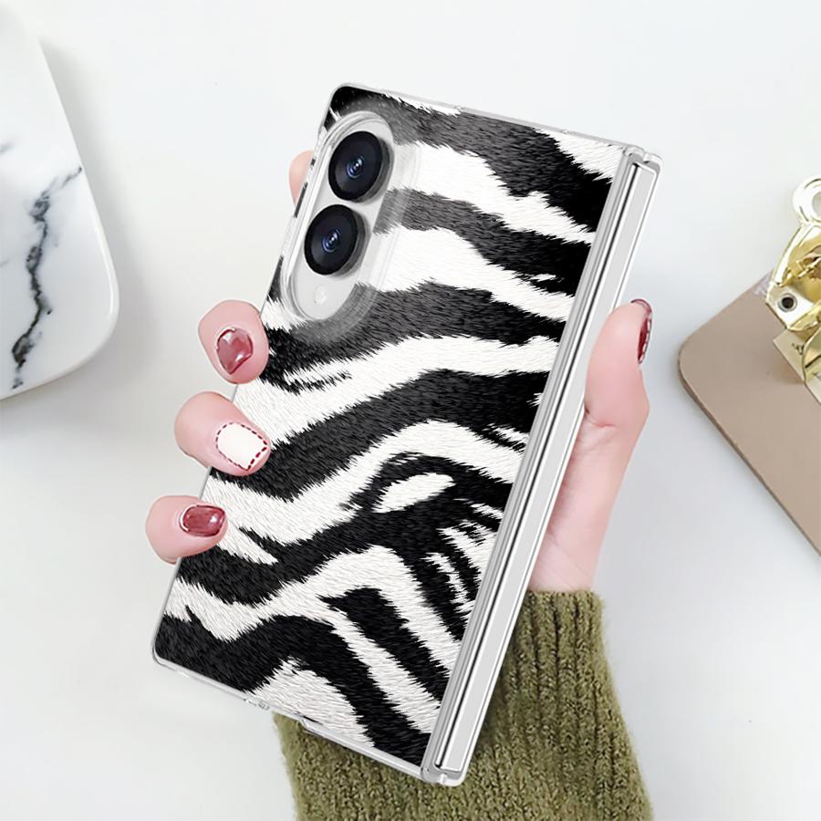 삼성 갤럭시 Z 폴드 8용 얼룩말 무늬 케이스 PC 하 - Phone Cases Zebra 리뷰 및 가격
