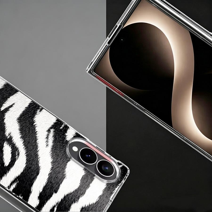 삼성 갤럭시 Z 폴드 8용 얼룩말 무늬 케이스 PC 하 - Phone Cases Zebra 리뷰 및 가격