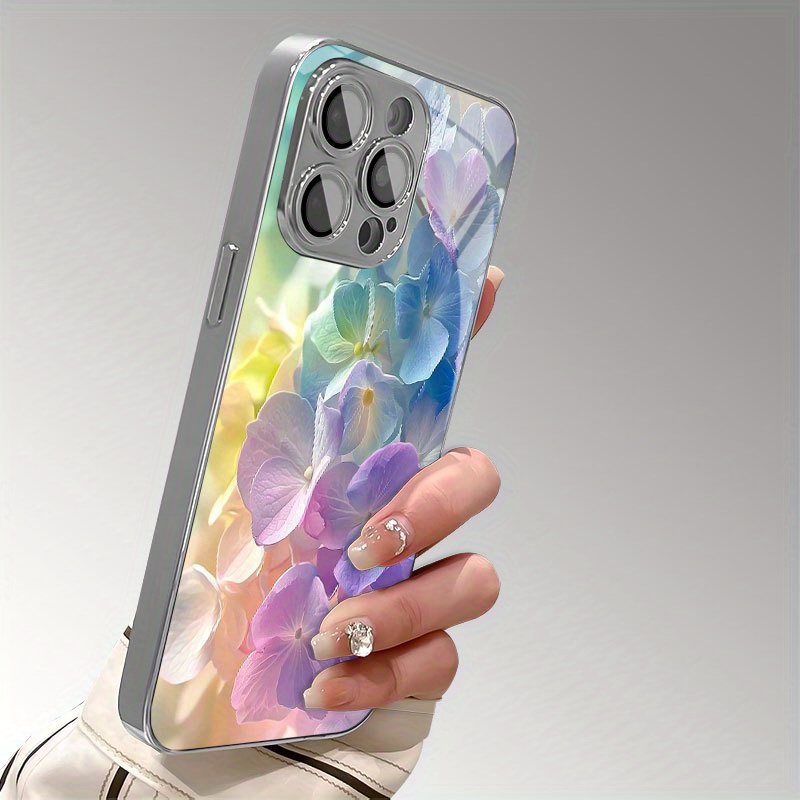 화려한 꽃무늬 전기 도금 유리 모바일 폰 케이스 (아이 - Phone Cases Like Loopy 리뷰 및 가격