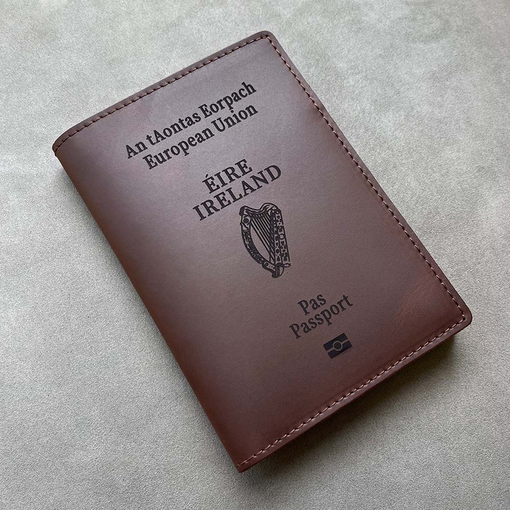 맞춤형 가죽 아일랜드 여권 커버, 빈티지 정품 가죽 아 - Phone Cases Ireland 리뷰 및 가격