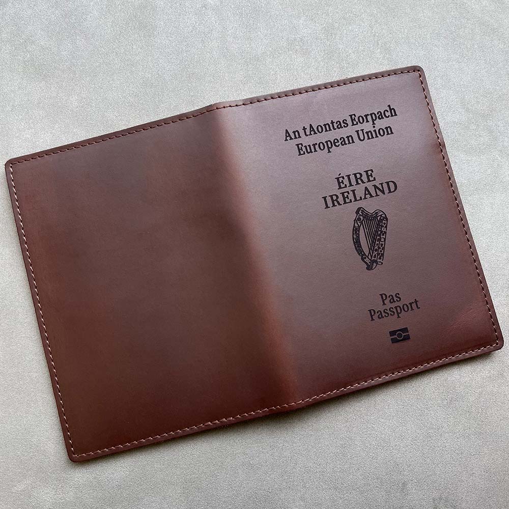 맞춤형 가죽 아일랜드 여권 커버, 빈티지 정품 가죽 아 - Phone Cases Ireland 리뷰 및 가격