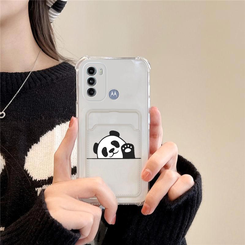 G 60 숨기기 팬더 투명 카드 포켓 전화 케이스 모토 - Phone Cases Zebra 리뷰 및 가격
