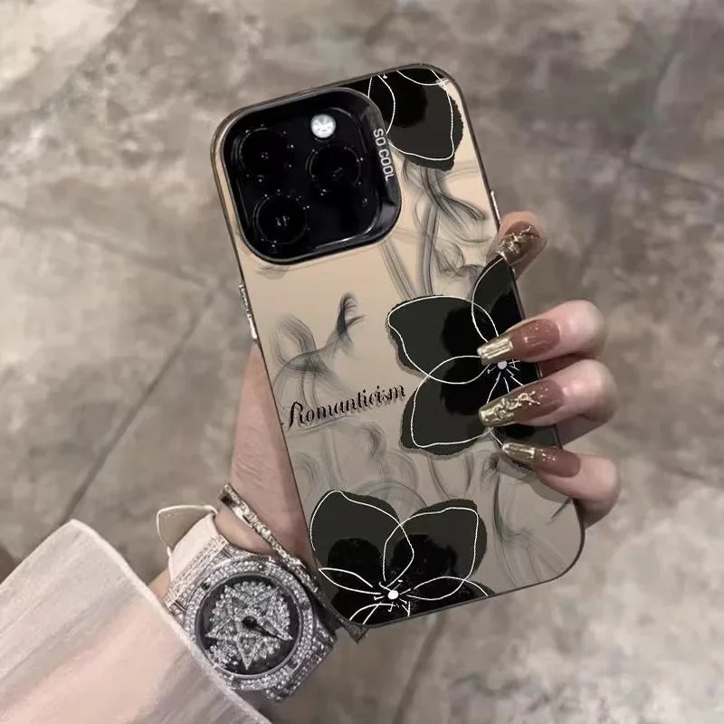 빈티지 블랙 플로럴 아이폰 11 13 12 Pro Ma - Phone Cases Wholesale 리뷰 및 가격