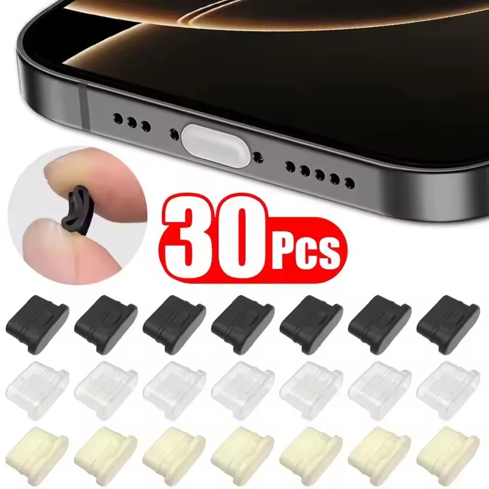 타입 C 먼지 방지 플러그 USB-C 먼지 커버 부드러 - Phone Cases Samsung 리뷰 및 가격