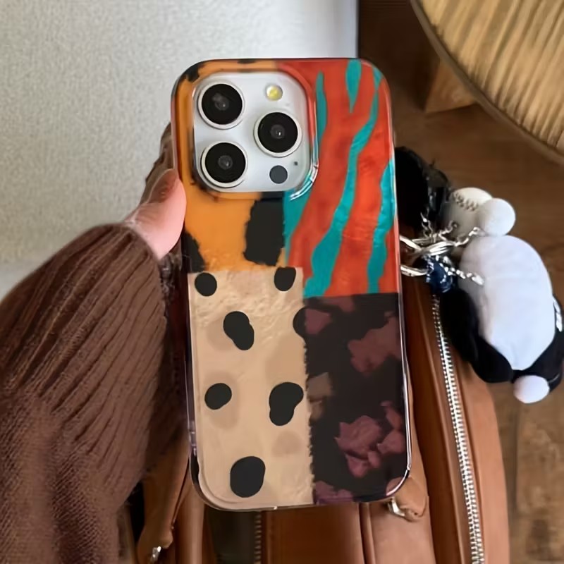 컬러 블록과 얼룩말 무늬가 결합된 아이폰 17 16 P - Phone Cases Zebra 리뷰 및 가격